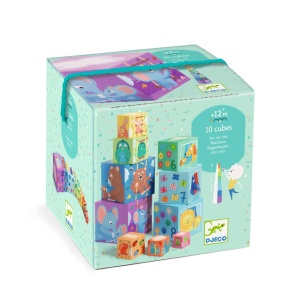 Cuburi de stivuire colorate din carton gros