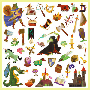 DJ09277-Stikere Fantezie medievala, Djeco