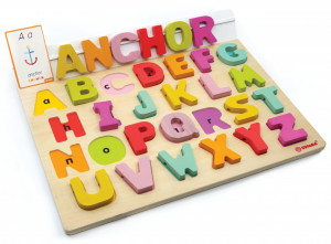 Alfabet - joc educativ din lemn