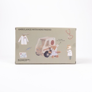 Ambulanța din Lemn cu Figurină Egmont Toys