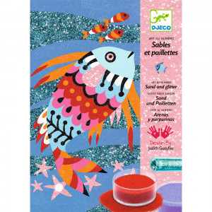 DJ08661-Nisip colorat Pesti stralucitori, Djeco