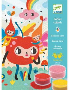 DJ08678-Activitate creativa cu nisip Priviri vesele, Djeco