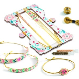DJ09838-Set de confectionat bratari din margele, Djeco