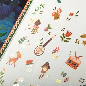 Calendar Crăciun copii Moulin Roty