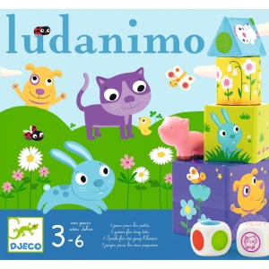 DJ08420-Colectie de 3 jocuri cu animale , Djeco