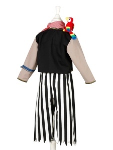 Costum pirat pentru copii cu bandana si papagal umar