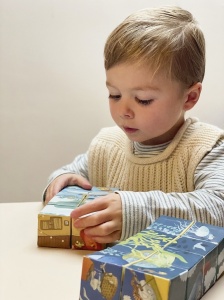 Infinity Cube Sea - jucărie educativă cu cuburi imprimate pentru copii