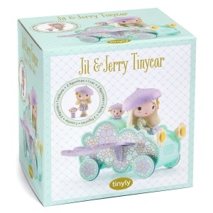 DJ06939 - Set Tinyly Jil & Jerry cu mașina nor și aripi detașabile, Djeco