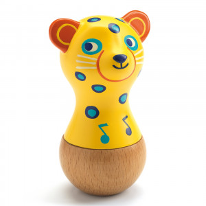 DJ06021-Instrument de percuție Maracas jaguar pentru copii, Djeco