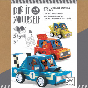 DJ07932-Activitate creativa DIY Masini Grand Prix, Djeco