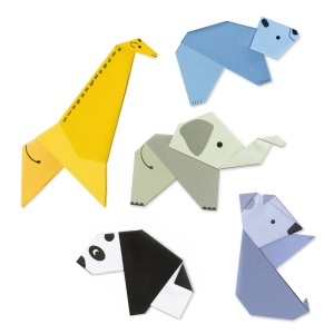 Set origami pentru copii cu animale din hartie