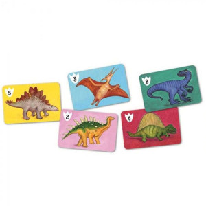DJ05136-Set de 48 cărți cu dinozauri Batasaurus, Djeco