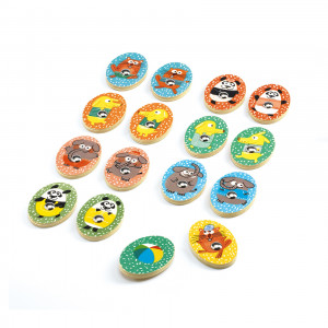 DJ01698-Joc de memorie LudoPark 4 jocuri, Djeco
