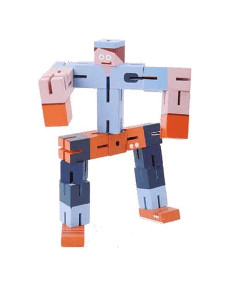 Fr_17342-Test IQ Puzzle 3D din lemn de bambus Baiat, Fridolin