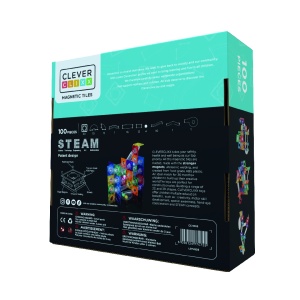 CC-1003-Set Ball Run Luminite Pachet Intensiv 100 piese, Cleverclixx