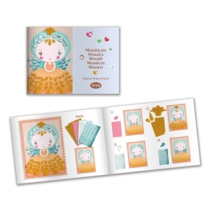 DJ06983 Set creativ Tinyly - Stella,Minico si Mushy cu mozaic decorativ.