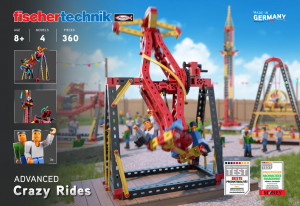 569019 Kit STEM modele de tiribombe din parcul de distractii Fischertechnik