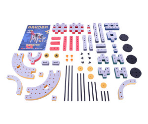 continut set Inventor, jucarie STEM Bakoba