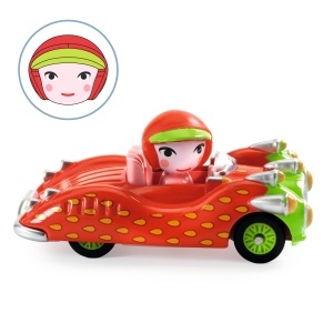 Mașinuță de curse Lady Berry Crazy Motors din metal
