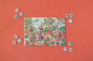 LJ_PZ616U-Mini puzzle Gradina, Londji