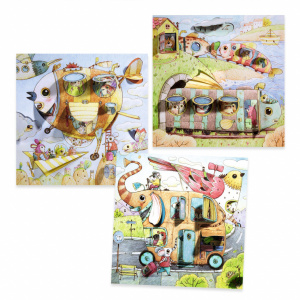 DJ09684 Planse de colorat cu surprize Djeco