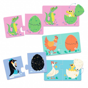 DJ08193-Puzzle duo Puiul din ou, Djeco