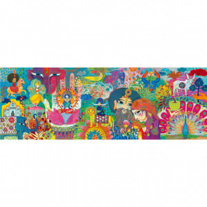 DJ07649-Puzzle galerie Obiceiuri India, Djeco