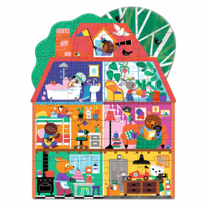 DJ07169 Puzzle gigant Casa micilor prieteni 36 piese Djeco