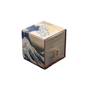 Puzzle art cu scena valului faimos de Hokusai
