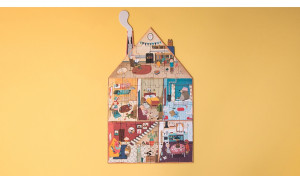 LJ_PZ560U-Puzzle reversibil Bun venit acasa, Londji