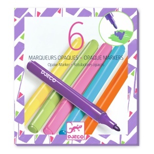 Set 6 markere opace, Djeco