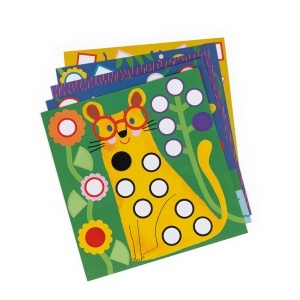 MR_679605 Set creativ cu stickere geometrice Les Toupitis Moulin Roty