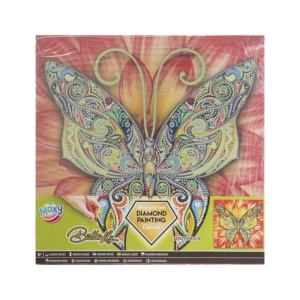 Set creativ cu strasuri, Diamond paint, Canvas Fluture
