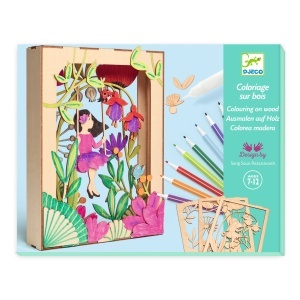 Set creativ diorama 3D din lemn "Alizée", Djeco
