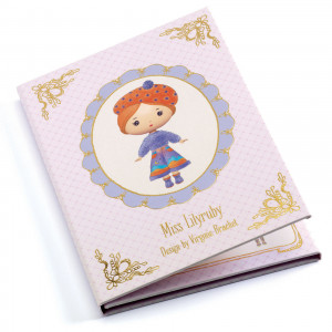 DJ06981-Set cu abtibilduri repozitionabile Miss Lilyruby, Djeco