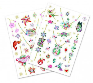 DJ09586-Set tatuaje cu sirene și bijuterii marine, Djeco