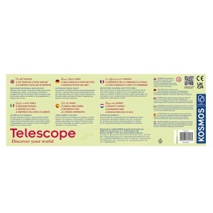 Telescop educațional 30x pentru copii – observare Lună, stele și natură.