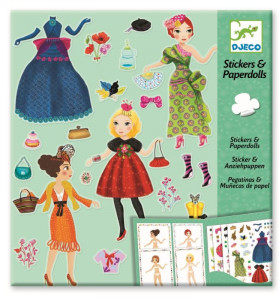 DJ09691-Abtibilduri repozitionabile moda, Djeco