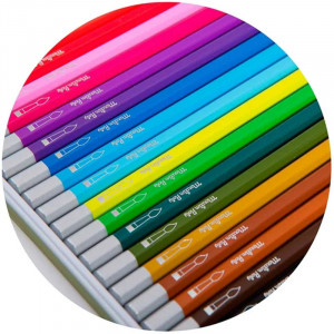 24 creioane colorate acuarela Moulin Roty