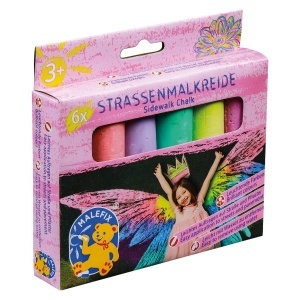 Creta colorata culori pastel pentru asfalt, Malefix