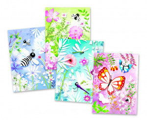 DJ09503-Joc creativ tablouri cu sclipici Fluturi, Djeco