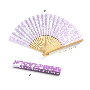 DJ07945 - Activitate DIY pentru copii cu evantaie personalizate, Djeco