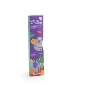 Joc creativ Plansa din silicon de colorat, Moulin Roty