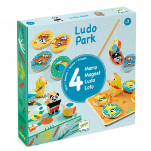 DJ01698-Joc educativ LudoPark 4 jocuri, Djeco