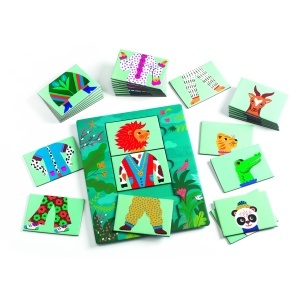 Piese de joc Mix & Match – combină capul, corpul și picioarele animalelor