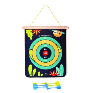Joc darts magnetic Svoora cu ilustrații vesele din junglă