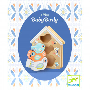 DJ06123-Jucarie din lemn BabyBirdi, Djeco