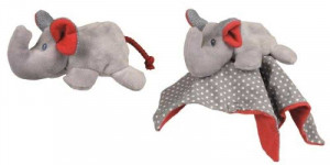Jucarie din textil pentru bebe, elefant pop-up, Egmont Toys