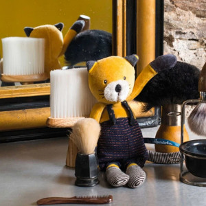 Pisica Lulu jucarie bebe textil Moulin Roty