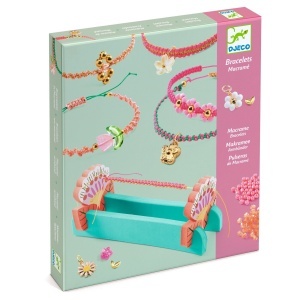 Kit creativ de confectionat bratari macrame, Djeco